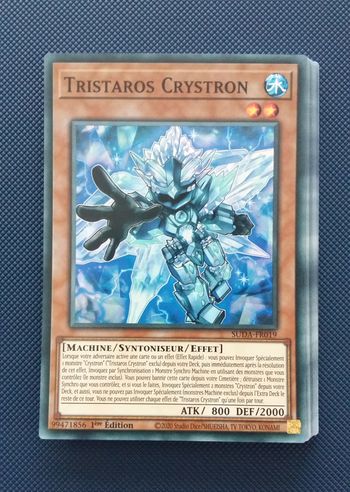 Yu-Gi-Oh ! Lot cartes Crystron - 1ère édition FR