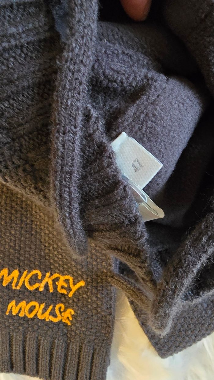 NEUF(NON PORTÉ)🏷💙😍🤩superbe  ensemble bonnet , écharpe 12 mois garçon💙💙💙 - photo numéro 6