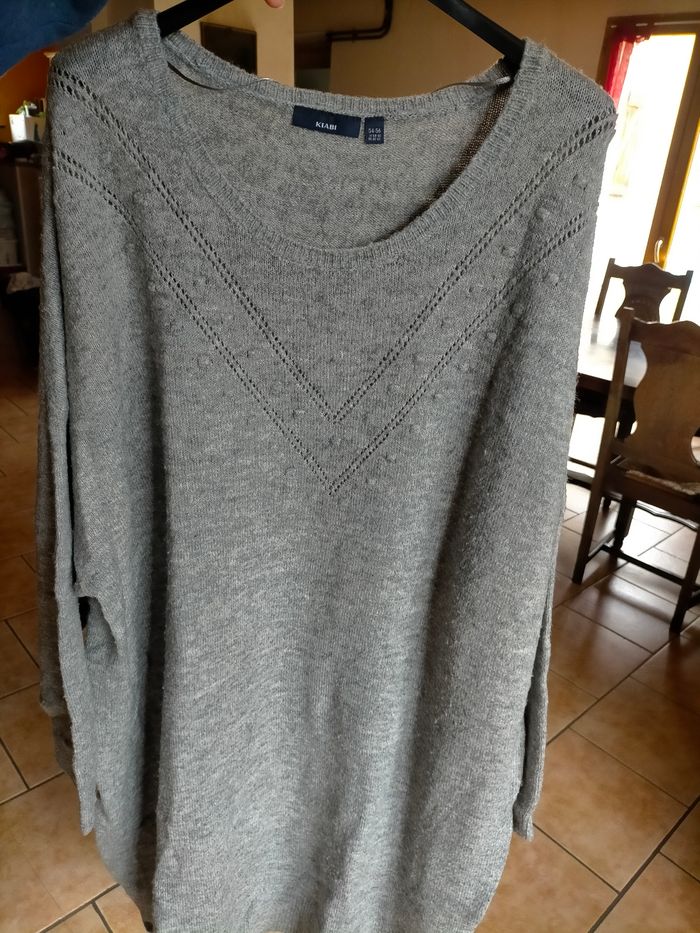 Robe pull grise Kiabi - photo numéro 2