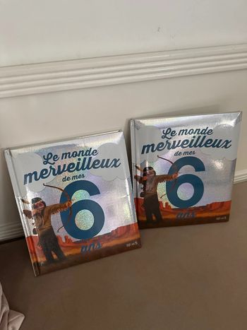 Lot deux livres idéal jumeaux le monde merveilleux de mes 6 ans