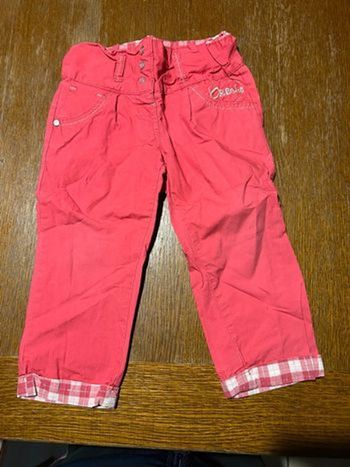 Pantalon fin rose