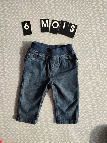 Pantalon jeans denim garçon - Orchestra - 6 mois