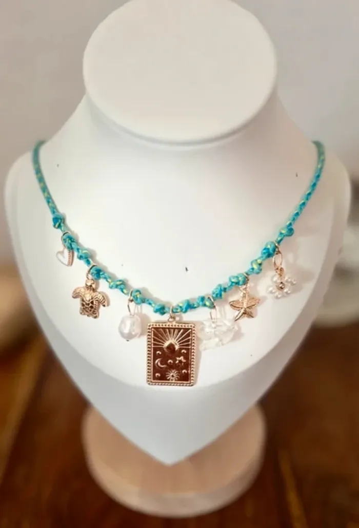 Collier à breloque tarot