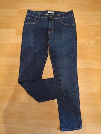 Jean droit bleu brut voggo T42