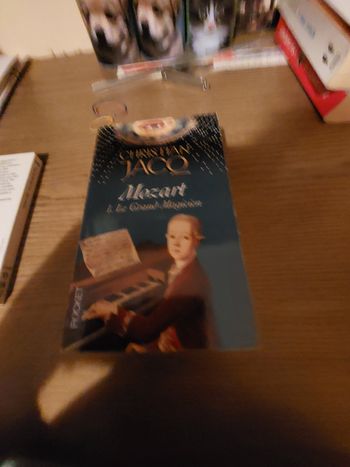 Livre  Christian jacq mozart 1.le grand magicien 