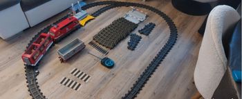 Grand circuit de train playmobil 4010 vintage