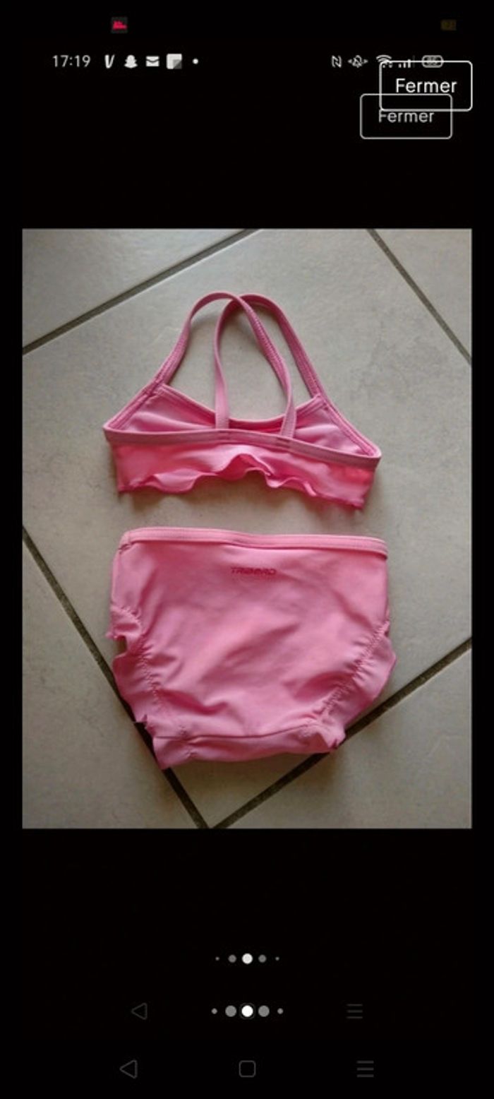 Ensemble Maillot de bain 2 pièces rose. Fille . Tribord
Taille 6 mois - photo numéro 9