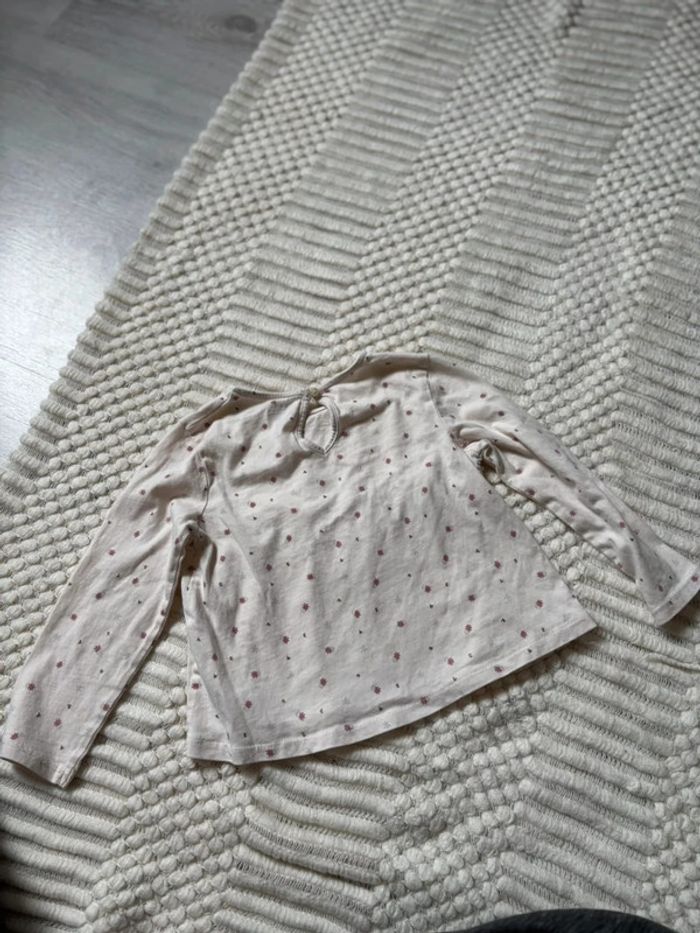 TEE shirt manche longues fille 36 mois kiabi - photo numéro 4