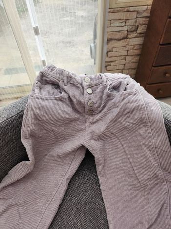 Pantalon violet Zara taille 10 ans