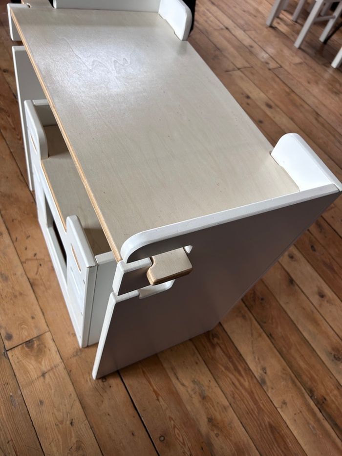 Table bureau évolutif et sa chaise pour les tout petits maternelle - photo numéro 2