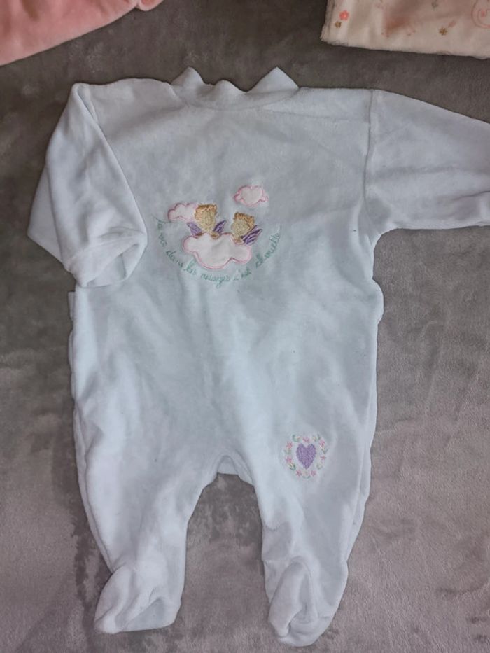 Lot de 4 pyjamas fille chaud 1 mois - photo numéro 6