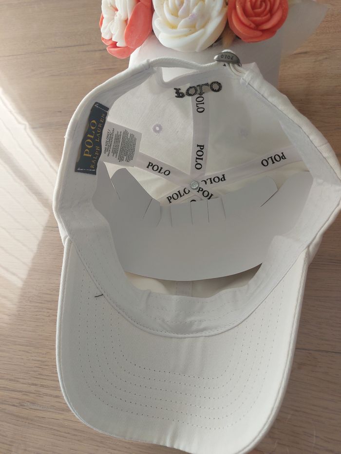 Casquette Polo Ralph Lauren blanche neuve - photo numéro 5