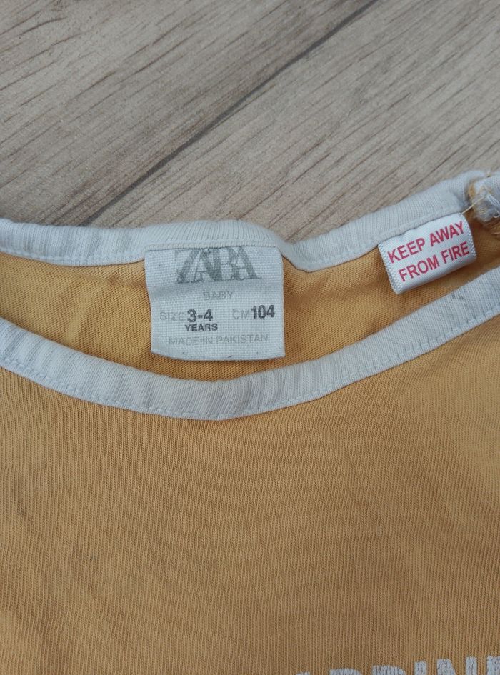 Tee-shirt Zara baby 3-4 ans - photo numéro 2