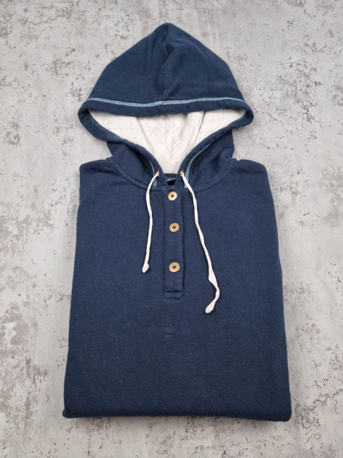 Sweat à capuche boutonné 3/4 Tommy Hilfiger bleu marine XL Femmes - photo numéro 2