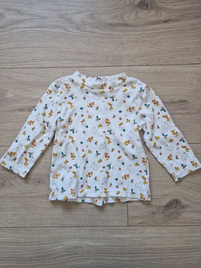 T-shirt bébé fille manches longues Orchestra 12 mois