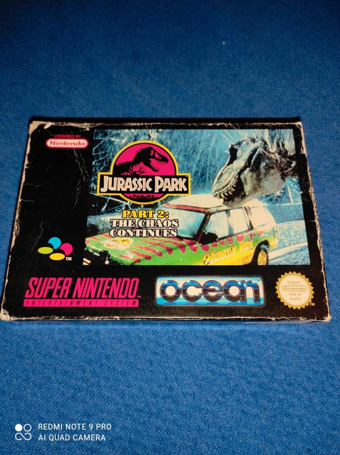 Jurassic Park 2 super Nintendo - photo numéro 1