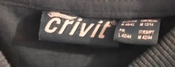 Veste crivit demie saison manches longues capuche bleu taille L - photo numéro 3
