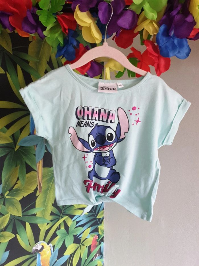 T-shirt noué stitch