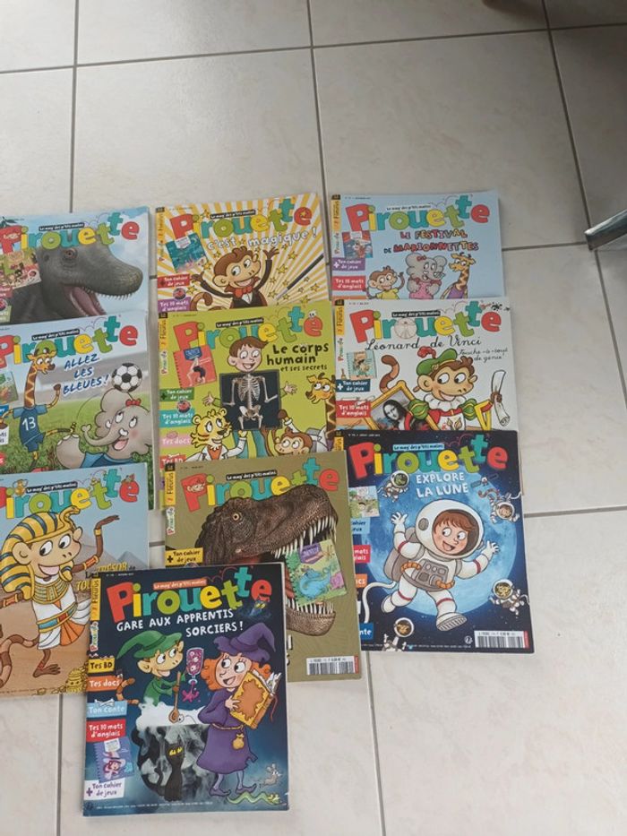 Lot de 10 magazines Pirouette pour enfants de 5 à 8 ans - photo numéro 3