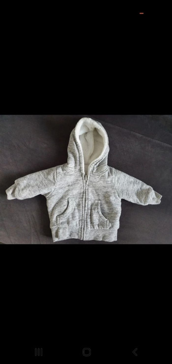 Manteau Gillette fourrée H&M 2/4mois