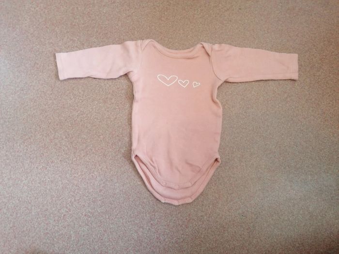 Body bébé cœur