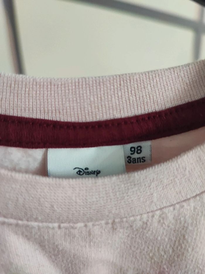 Robe Minnie doublé polaire taille 98cm - photo numéro 3