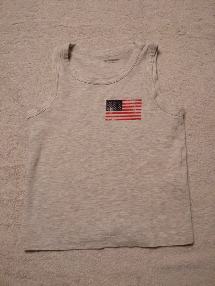 Tee-shirt Verbaudet gris (réf perso J29)(familleac72)