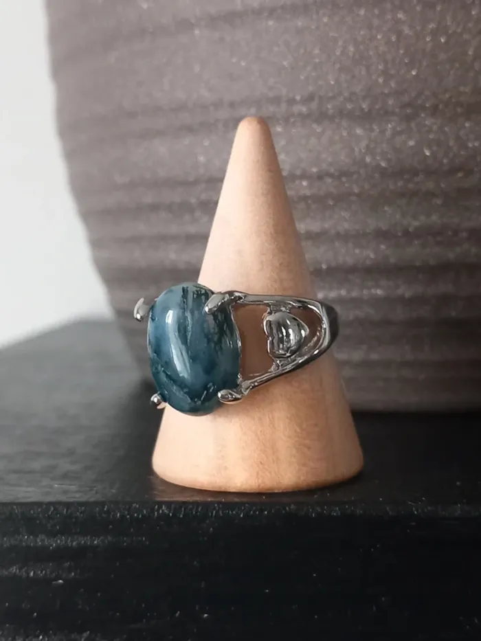 Bague en pierre naturelle taille 17 (55) - photo numéro 2