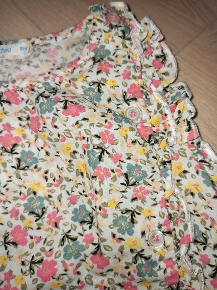 t-shirt, blouse, chemise sans manche, fille 18 mois - photo numéro 4