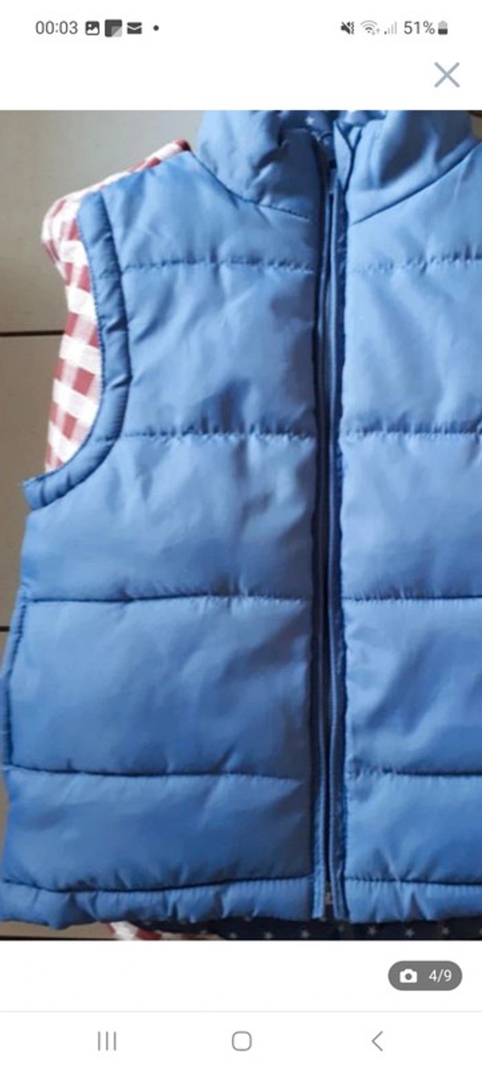 Doudoune veste sans manches réversible Tex 5-6 ans - photo numéro 6