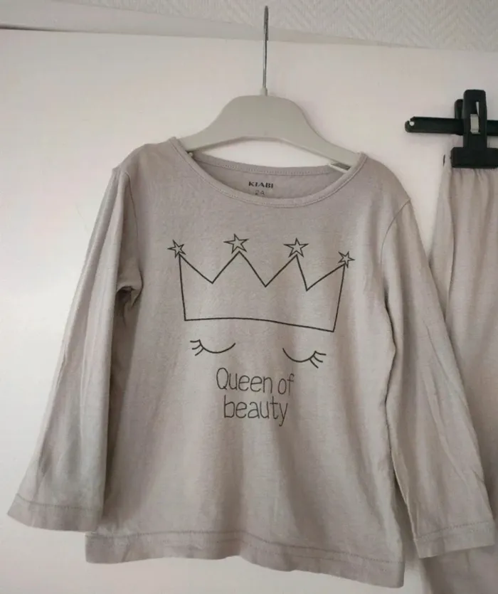 (e) pyjama gris Kiabi 2ans - photo numéro 4