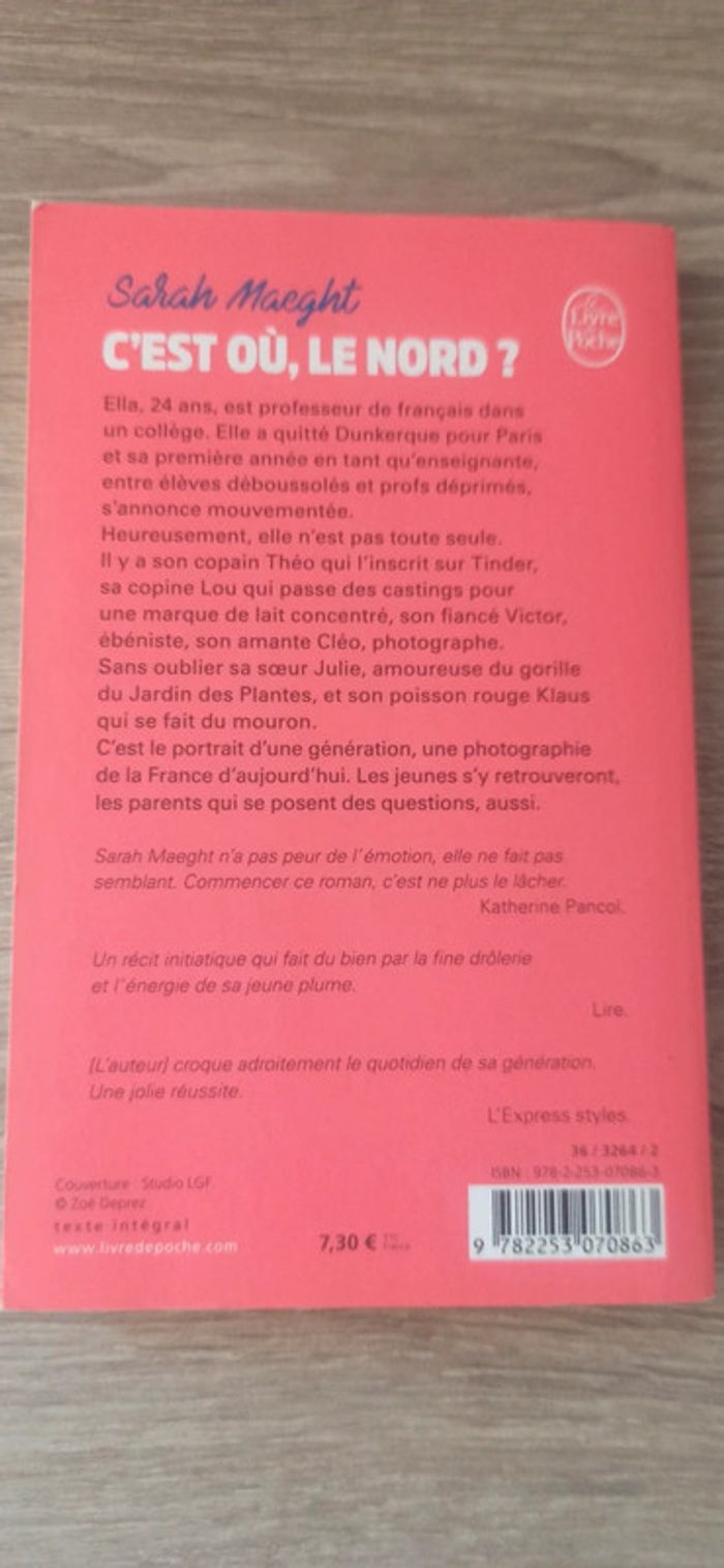Livre c est ou le nord Sarah maeght - photo numéro 2