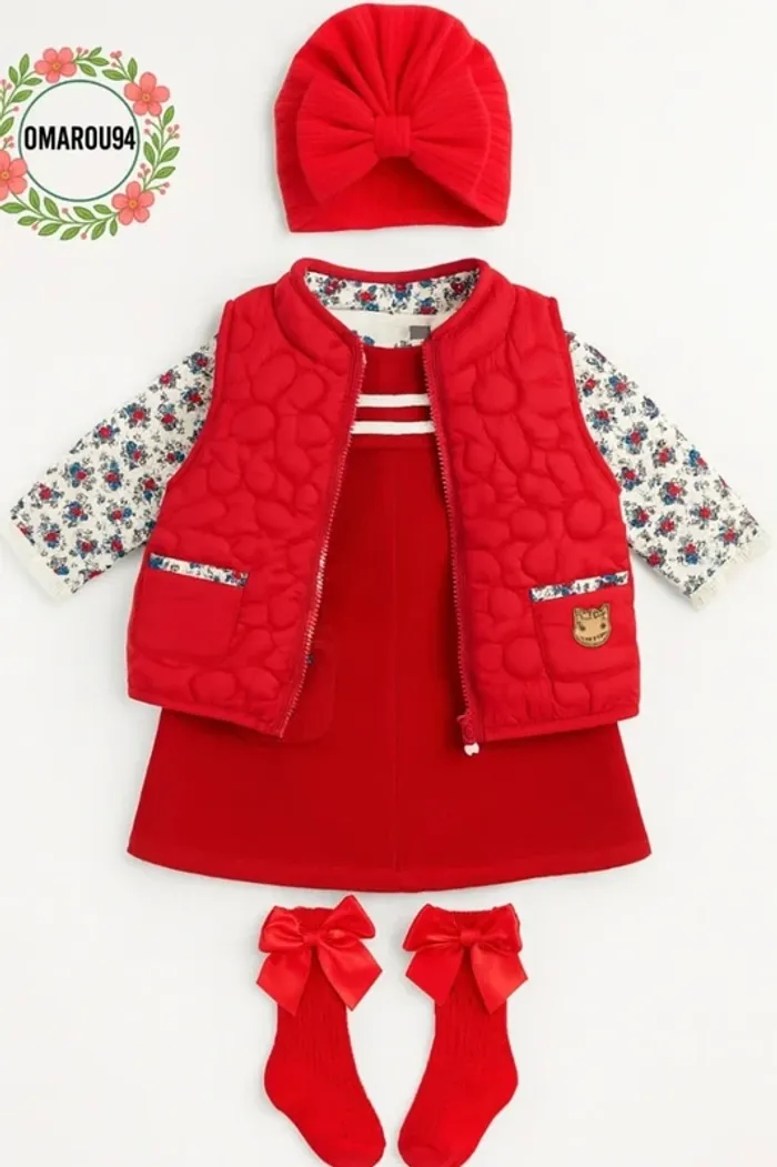 Ensemble complet 5 pièces sergent major fille 9 mois 🎀 - photo numéro 2