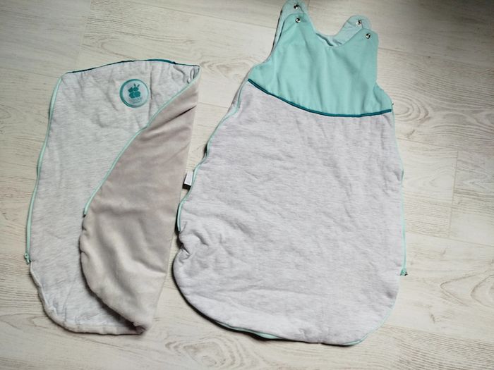 lot 2 gigoteuses hiver 0-6 mois - photo numéro 2