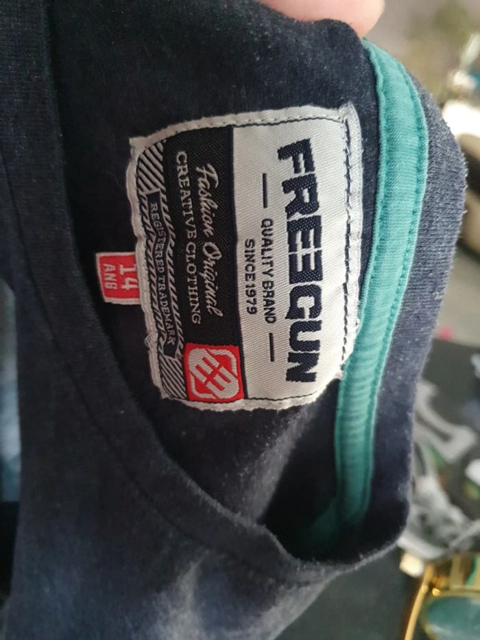 T-shirt MC garçon freegun 14 ans LC5 - photo numéro 4