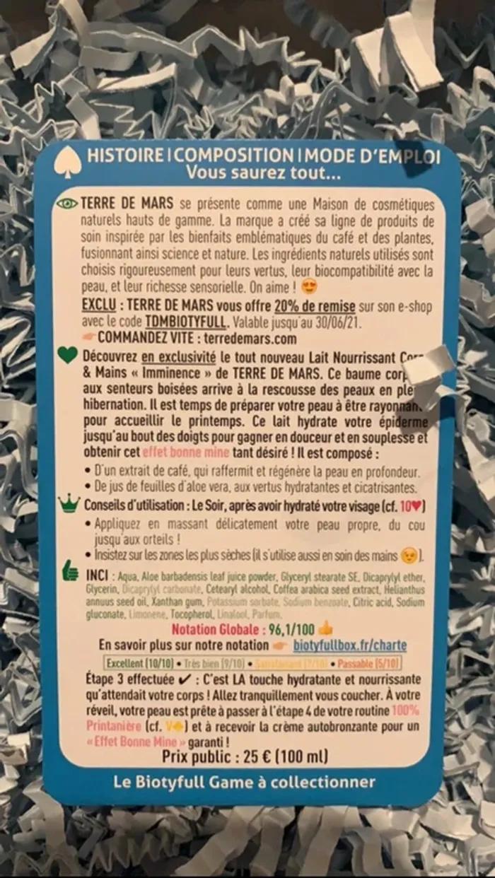 lait nourrissant corps et mains « imminence » - photo numéro 5