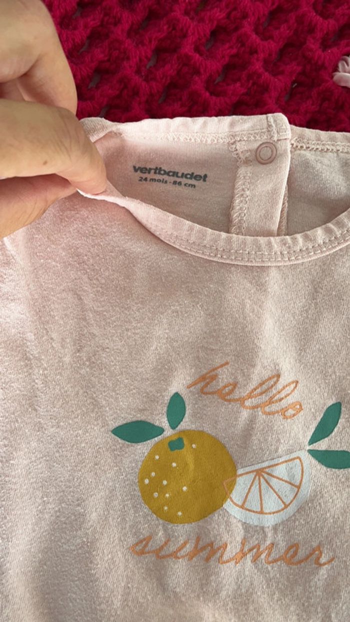 Lot de deux combi shorts 24 mois Vertbaudet - photo numéro 4