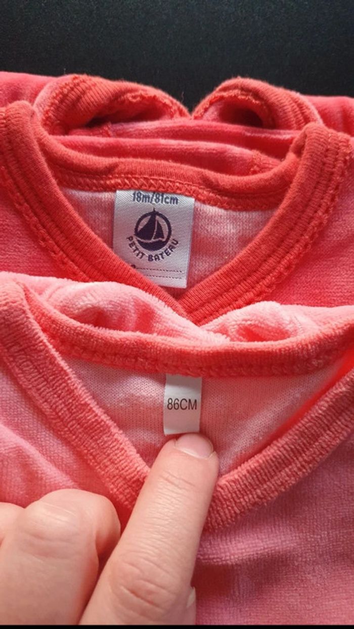 Lot de 2 pyjamas hiver 18 mois et 86 cm - photo numéro 6