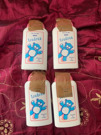 Lot de 4 shampoings bébé