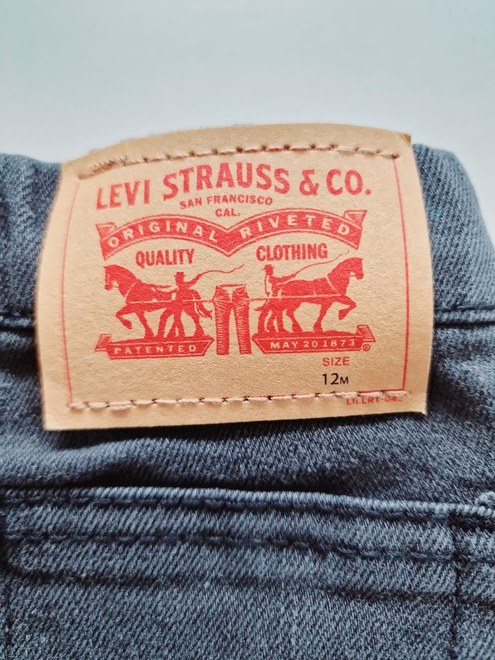 Levi's - Pantalon en jean - Taille élastiquée - Neuf avec étiquette ! (12 mois) - photo numéro 3