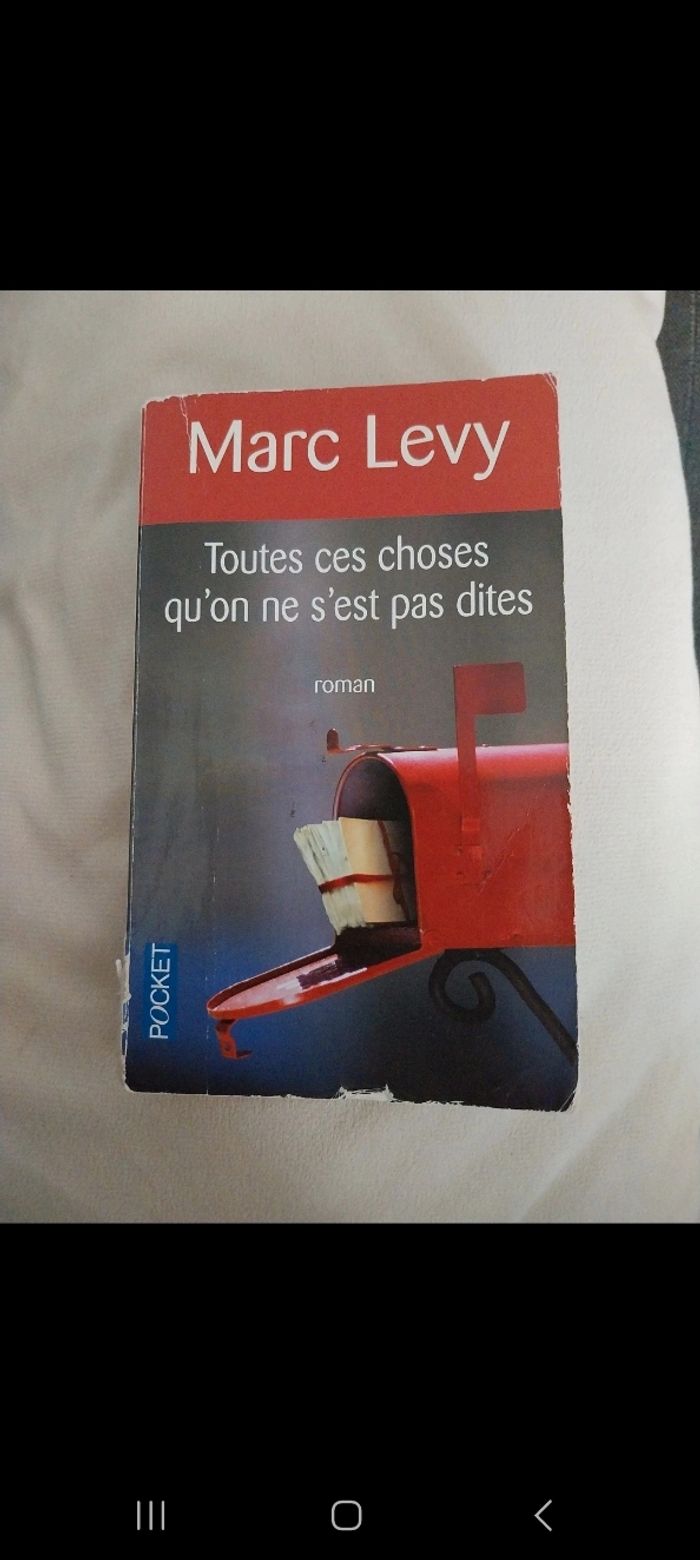 Livre " toutes ces choses qu'on ne s'est pas dites