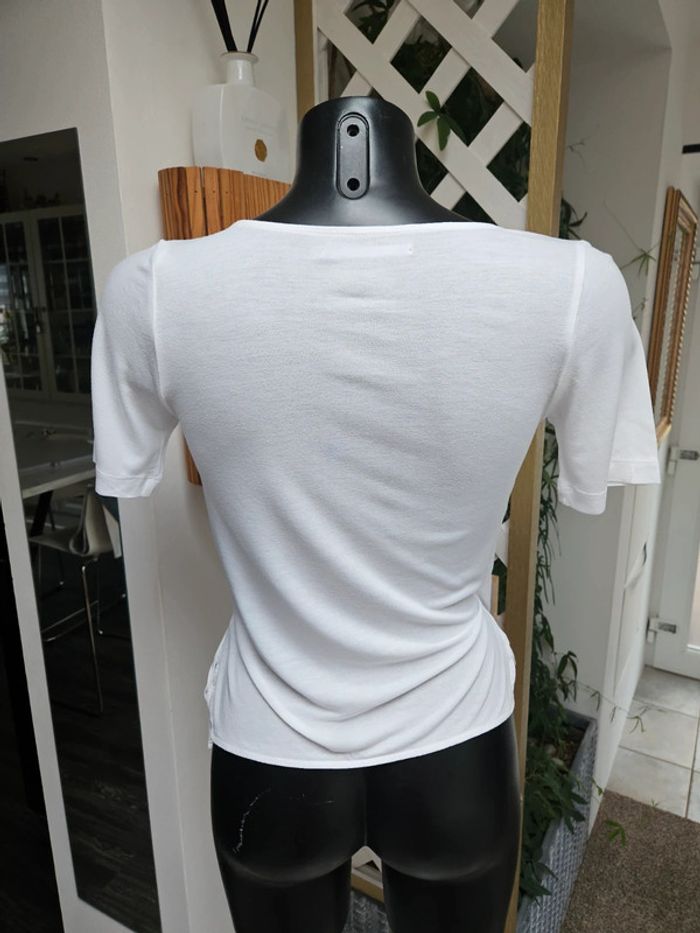 In Wear blouse blanche croisée taille XS - photo numéro 3