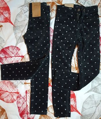 Pantalon étoiles argentées - Skinny - fille 5 ans