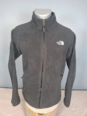 veste The North Face polaire homme zippée noire – Taille S - brodé (606)