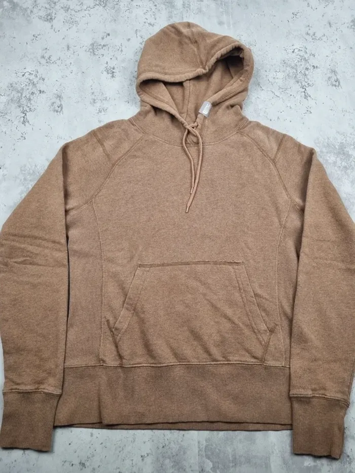 Sweat à capuche The North Face marron clair – Taille S Femme (mesures en photos) - photo numéro 3