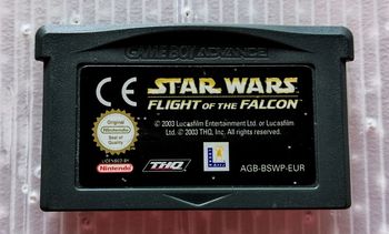 Jeu game boy advance star wars flight of the falcon