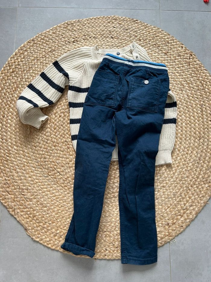 Ensemble pull et pantalon garçon sergent major - photo numéro 2
