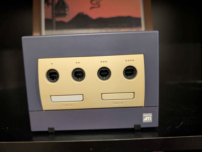 Gamecube violette + 2 manette + jeux + carte memoire - photo numéro 2