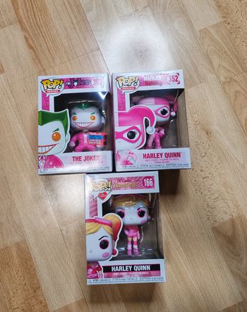 Lot de 3 figurines Pop Spécial Cancer du sein / BCRF