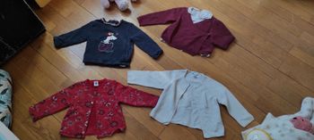 Lot de 2 gilets et 2 pulls sergent major obaibi 24 mois 86cm